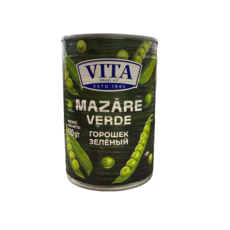 VITA 러시아 완두콩 통조림 420G, 1개