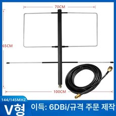 전원 주택 소형 야외 주파수 GPS, N 수컷 커넥터, 2m, V밴드 144 145MHz