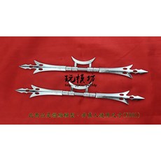 二狼手叉微縮模型 金屬兵器工藝品, 1個