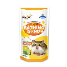 뉴에이지 햄스터 목욕모래 레몬향 (500g) NA-H009, 500g, 1개