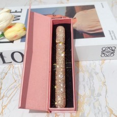 화려한 반짝이 큐빅 보석 사인펜 비즈니스 선물 바레나[VARENA], 0.05mm, 1개, 샴페인 다이아몬드 선물 세트