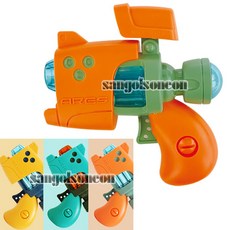 [오로라] (산골소년)아레스 전자총 사운드 LED 미니 장난감총 판촉, 1개