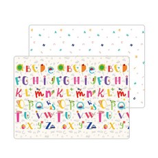 Global Mat XPE 雙面摺疊地墊 寶寶爬行墊, 彩色字母D3, 彩色字母D3.
