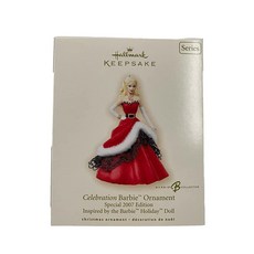Barbie 2007 Hallmark Holiday Celebration #8 장식품 232357, Barbie 2007 Hallmark Holiday C