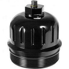 134001 알루미늄 연료 필터 하우징 캡 쉐보레/GMC 6.6L L5P 더라맥스 디젤 2500HD 3500HD 2017-2019 배수 플러그 포함 내구성 있고 균열 방지 설계, 134001 알루미늄 연료 필터 하우징 캡 쉐보레/GM