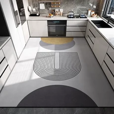 5mm 주방 발매트 미끄럼방지 방수 싱크대매트, W004, 1개