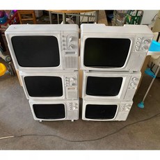 옛날 티비 TV 인테리어 빈티지 레트로, 14인치 화이트, 14인치 화이트