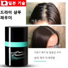 물 없이 사용하는 헤어 파우더 유분 컨트롤 볼륨 스타일링, 1개, 8.5g