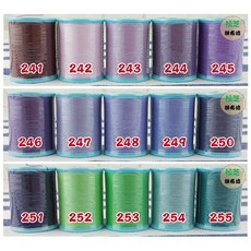 富士 富士克 fujix 車縫線 手縫線 縫紉線 #60 200m 色號241 288 日本進口, 1個, 263