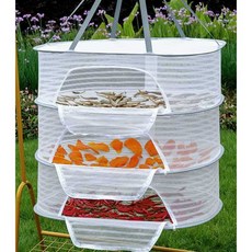 생선말리기 과일 야채 해물 식품 건조망 건어물 고추, 3층 (50X70CM )지퍼형 건조망