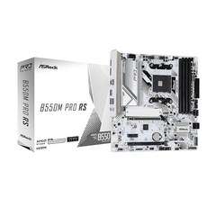 ASRock 마더보드 B550M Pro RS AMD Ryzen 5000 시리즈 CPU Soket AM4 대응 B550 칩셋 Micro ATX DDR4 국내품, 상세페이지 참조