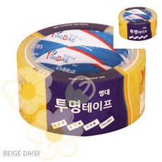 BG 물레방아테이프리필 15mmx25m 영대투명3절테이프