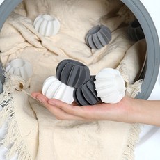 실리콘 세탁용품 세탁보조 세탁기용 세탁볼, B 화이트