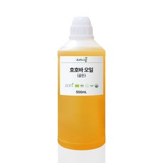 호호바 골든 오일 비정제 냉압착 조조바 헤어영양오일, 500ml, 1개