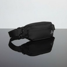 아디다스 남녀공용 블랙 러닝 벨트 휴대폰 수납 가능 조깅·마라톤용 웨이스트
