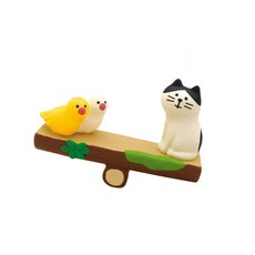 concombre 樹脂可愛貓咪小鳥蹺蹺板擺件, 蹺蹺板(68)
