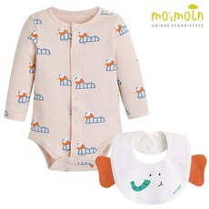 모이몰른 유아 롤코면모달스판 바디수트 세트 M231BUN10P 2890989