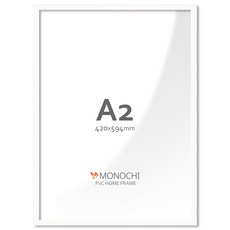 모노치 PVC 프레임 홈 인테리어 액자 A2, 1개, 스노우
