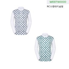 [웨스트우드] 남성 체크보드 프린트 집업티셔츠 WO1MCTS305 NC수원터미널