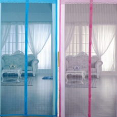 포리빙 일체형 방문 방충망 현관문모기장 문발