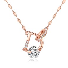 케이존 18K 도금 D자 목걸이