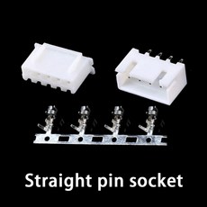 JST XH2 54 소켓 2P 6P 와이어 10P XH 커넥터 터미널 플라스틱 플러그 9P 3P 5P 7P 8P 12P 4P, 10 set, 4페이지, Straight pin so et