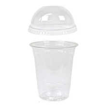 지름 92mm PET 투명컵 + 지름 92mm 돔리드 세트, 500ml, 100개입, 4세트