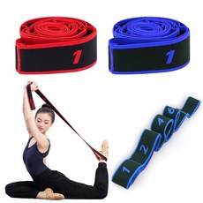 도나토르 요가 스트레칭 다리찢기 밴드 필라테스, 1개, 블루