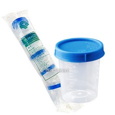 멸균 스페시멘컵 120ml 소변컵 5개입 1팩 개별포장 specimen cup 유린컵, 1개
