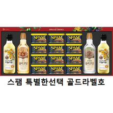 CJ 스팸 특별한선택 골드라벨호 햄세트 + 쇼핑백포함, 2세트