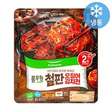 풀무원 철판 오징어김치전, 2개, 300g