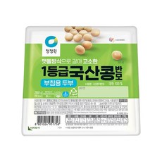 [냉장] 종가집 국산콩두부 부침용 200g, 3개