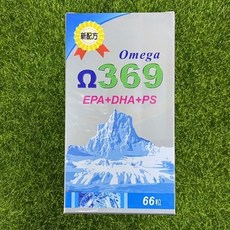 藥聯生技 Omega 369 軟膠囊，平衡脂肪酸，促進新陳代謝，維持心血管健康, 1個, 66顆