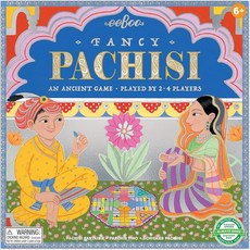 eeBoo: Fancy Pachisi 파치시 보드게임 2~4인용, 1세트, 원컬러