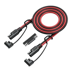 배터리 충전 케이블 SAE To 12V-36V 고속 연결 해제 연장 방수 태양 광 플러그 코드 자동차, 02 4M
