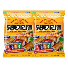 크라운 땅콩 카라멜, 120g, 2개
