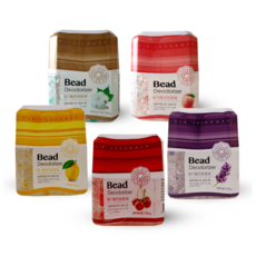 해피룸 비드형 향기좋은 방향제 -, 200g, 5개