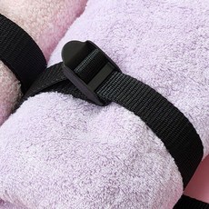 단단한버클스트랩 사용편한 검은고정벨트 S
