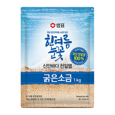 샘표 한여름눈꽃 굵은소금, 1kg, 3개