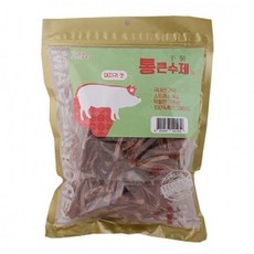 강아지 통큰 수제간식 돼지귀컷 360g 애견 육포 간식 kiw+932fX, 돼지귀