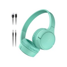 벨킨 어린이 무선 헤드폰 30시간 재생 안전볼륨 키즈 헤드셋 학습용 여행용, 무선 (USB-C) + 케이스, 예를 들어