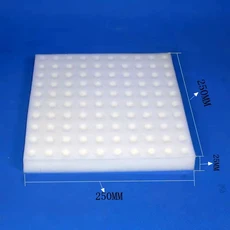 96-100pcs/sheet 수경 식물 스폰지 정원 토양없는 문화 모종 스폰지 야채 보육 냄비 트레이 씨앗 성장 미디, 05 A-White
