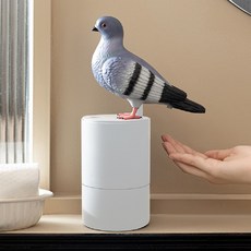 鴿子造型自動感應泡沫洗手機 300ml大容量 居家生活實用禮物, 灰鴿, 1個