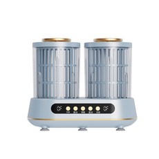 美規110V新款洗脫一體洗衣機雙桶4L洗衣杯內衣褲洗衣機便攜小型分桶洗衣杯, 如圖, 藍色(美規110V)
