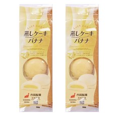 IchiokaSeika 日式蒸蛋糕 香蕉口味 4顆入, 2個