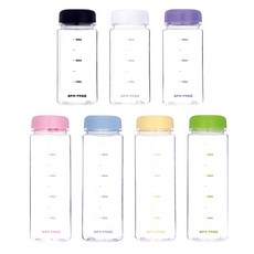 눈금 마이보틀 트라이탄 물병 미니 물통, 350ml, 블랙 (350ml)