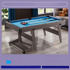 미니 당구대 탁구대 소형 세트 연습 접이식 실내 게임기, 1개, 1.85m 바퀴 달린 당구대 블랙가죽 + 블루