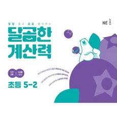 가을책방 NE 달곰한 계산력 초등 5-2, 엔이능률, NE능률수학교육연구소,서효림, 9791125343134