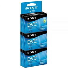 소니 Sony DVM60PRR/6C 6팩 60분 프리미엄 DVC 행탭 포함 638868, 소니 Sony DVM60PRR/6C 6팩 60분 프리미