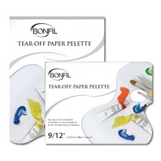 BONFIL 西班牙 EBTP5315 紙調色盤 (40張入) L/XL 繪畫專用紙調色紙, 1個, EBTP5315 (L)